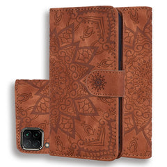 Embossed Sunflower Pattern Horizontal Flip PU Leather Case with Holder & Card Slots & Wallet & Lanyard, For Huawei Mate 30 Pro, For Huawei P40 Lite / Nova 6 SE, For Huawei Y5 (2019)