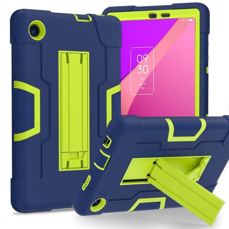 Contrast Color Silicone Hybrid PC Tablet Case with Holder, For TCL Tab 8 LE / WiFi