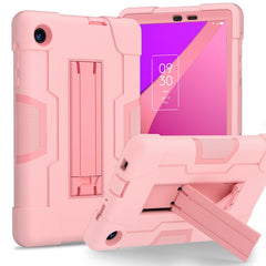 Contrast Color Silicone Hybrid PC Tablet Case with Holder, For TCL Tab 8 LE / WiFi