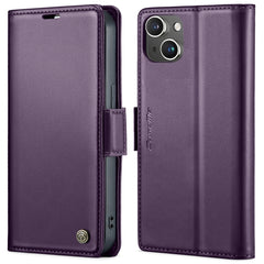 CaseMe 023 Butterfly Buckle Litchi Texture RFID Anti-theft Leather Phone Case