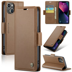 CaseMe 023 Butterfly Buckle Litchi Texture RFID Anti-theft Leather Phone Case