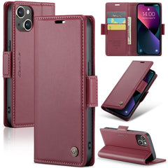 CaseMe 023 Butterfly Buckle Litchi Texture RFID Anti-theft Leather Phone Case
