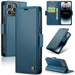 CaseMe 023 Butterfly Buckle Litchi Texture RFID Anti-theft Leather Phone Case