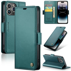CaseMe 023 Butterfly Buckle Litchi Texture RFID Anti-theft Leather Phone Case