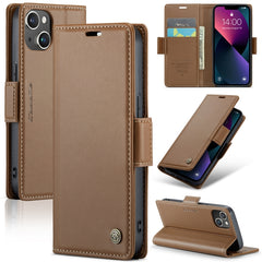 CaseMe 023 Butterfly Buckle Litchi Texture RFID Anti-theft Leather Phone Case