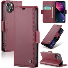 CaseMe 023 Butterfly Buckle Litchi Texture RFID Anti-theft Leather Phone Case