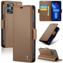 CaseMe 023 Butterfly Buckle Litchi Texture RFID Anti-theft Leather Phone Case