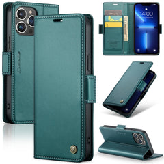 CaseMe 023 Butterfly Buckle Litchi Texture RFID Anti-theft Leather Phone Case