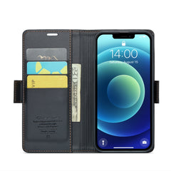 CaseMe 023 Butterfly Buckle Litchi Texture RFID Anti-theft Leather Phone Case