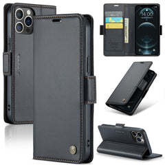 CaseMe 023 Butterfly Buckle Litchi Texture RFID Anti-theft Leather Phone Case