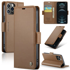 CaseMe 023 Butterfly Buckle Litchi Texture RFID Anti-theft Leather Phone Case