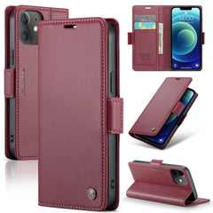 CaseMe 023 Butterfly Buckle Litchi Texture RFID Anti-theft Leather Phone Case