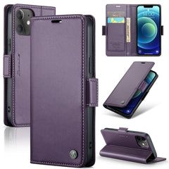 CaseMe 023 Butterfly Buckle Litchi Texture RFID Anti-theft Leather Phone Case
