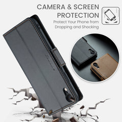 CaseMe 023 Butterfly Buckle Litchi Texture RFID Anti-theft Leather Phone Case