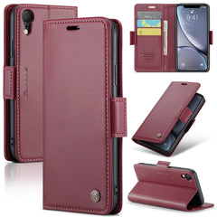 CaseMe 023 Butterfly Buckle Litchi Texture RFID Anti-theft Leather Phone Case