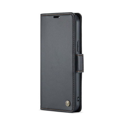 CaseMe 023 Butterfly Buckle Litchi Texture RFID Anti-theft Leather Phone Case, For iPhone 15 Pro Max, For iPhone 14, For iPhone 15 Pro, For iPhone 14 Plus