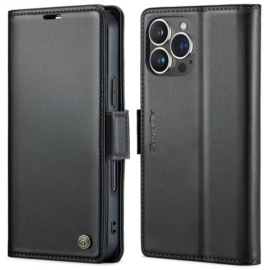 CaseMe 023 Butterfly Buckle Litchi Texture RFID Anti-theft Leather Phone Case