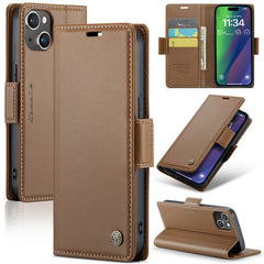 CaseMe 023 Butterfly Buckle Litchi Texture RFID Anti-theft Leather Phone Case