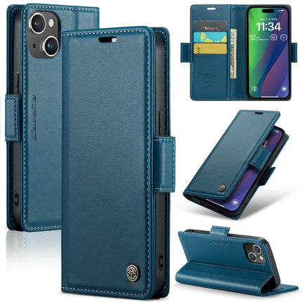 CaseMe 023 Butterfly Buckle Litchi Texture RFID Anti-theft Leather Phone Case, For iPhone 15 Plus, For iPhone 14 Pro, For iPhone 14 Pro Max, For iPhone 15