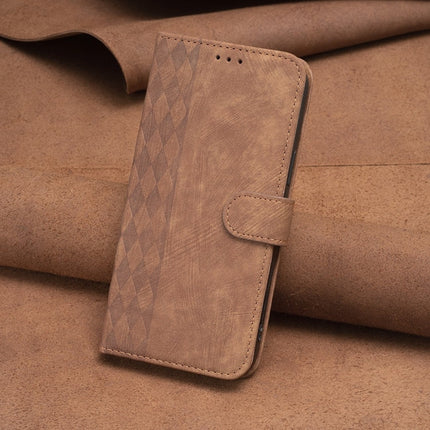 Plaid Embossed Leather Phone Case, For iPhone 7 Plus / 8 Plus