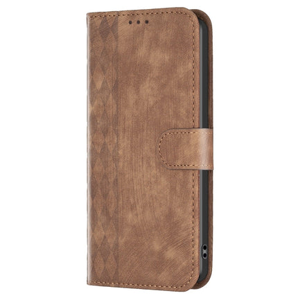 Plaid Embossed Leather Phone Case, For iPhone 15 Pro Max, For iPhone 14, For iPhone 14 Plus, For iPhone 14 Pro
