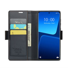 CaseMe 023 Butterfly Buckle Litchi Texture RFID Anti-theft Leather Phone Case