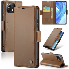 CaseMe 023 Butterfly Buckle Litchi Texture RFID Anti-theft Leather Phone Case