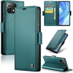 CaseMe 023 Butterfly Buckle Litchi Texture RFID Anti-theft Leather Phone Case