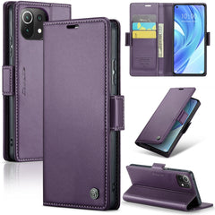 CaseMe 023 Butterfly Buckle Litchi Texture RFID Anti-theft Leather Phone Case