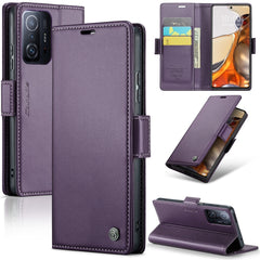 CaseMe 023 Butterfly Buckle Litchi Texture RFID Anti-theft Leather Phone Case
