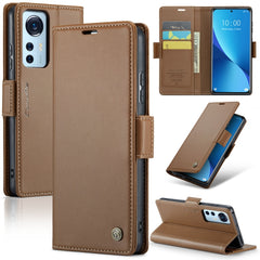 CaseMe 023 Butterfly Buckle Litchi Texture RFID Anti-theft Leather Phone Case