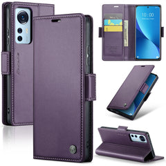 CaseMe 023 Butterfly Buckle Litchi Texture RFID Anti-theft Leather Phone Case