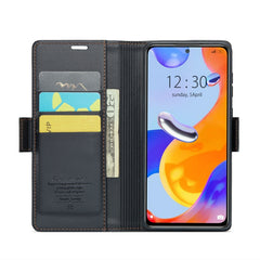 CaseMe 023 Butterfly Buckle Litchi Texture RFID Anti-theft Leather Phone Case