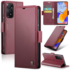 CaseMe 023 Butterfly Buckle Litchi Texture RFID Anti-theft Leather Phone Case