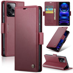 CaseMe 023 Butterfly Buckle Litchi Texture RFID Anti-theft Leather Phone Case