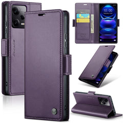 CaseMe 023 Butterfly Buckle Litchi Texture RFID Anti-theft Leather Phone Case