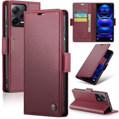 CaseMe 023 Butterfly Buckle Litchi Texture RFID Anti-theft Leather Phone Case