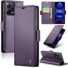 CaseMe 023 Butterfly Buckle Litchi Texture RFID Anti-theft Leather Phone Case