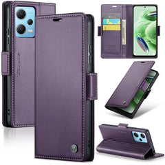 CaseMe 023 Butterfly Buckle Litchi Texture RFID Anti-theft Leather Phone Case