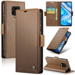 CaseMe 023 Butterfly Buckle Litchi Texture RFID Anti-theft Leather Phone Case