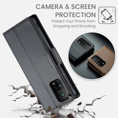 CaseMe 023 Butterfly Buckle Litchi Texture RFID Anti-theft Leather Phone Case