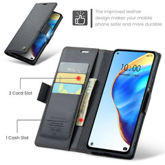 CaseMe 023 Butterfly Buckle Litchi Texture RFID Anti-theft Leather Phone Case