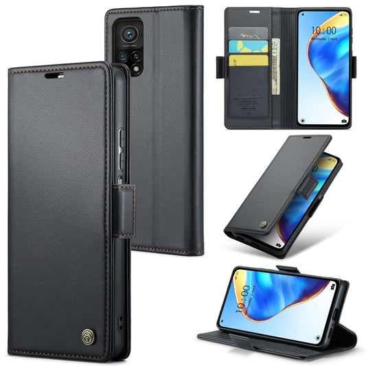 CaseMe 023 Butterfly Buckle Litchi Texture RFID Anti-theft Leather Phone Case