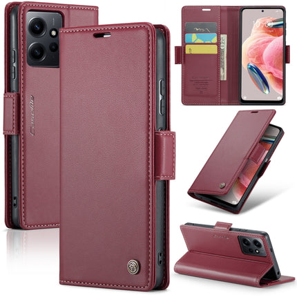 CaseMe 023 Butterfly Buckle Litchi Texture RFID Anti-theft Leather Phone Case
