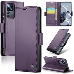 CaseMe 023 Butterfly Buckle Litchi Texture RFID Anti-theft Leather Phone Case