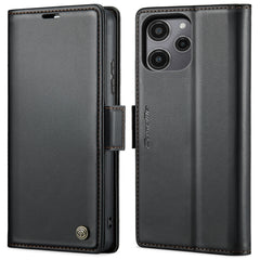 CaseMe 023 Butterfly Buckle Litchi Texture RFID Anti-theft Leather Phone Case