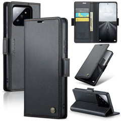 CaseMe 023 Butterfly Buckle Litchi Texture RFID Anti-theft Leather Phone Case