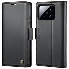 CaseMe 023 Butterfly Buckle Litchi Texture RFID Anti-theft Leather Phone Case