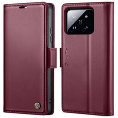 CaseMe 023 Butterfly Buckle Litchi Texture RFID Anti-theft Leather Phone Case