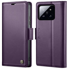 CaseMe 023 Butterfly Buckle Litchi Texture RFID Anti-theft Leather Phone Case